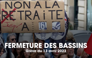 GRÈVE DU JEUDI 13 AVRIL 2023	