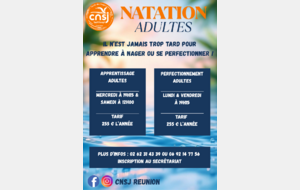 Natation Adultes 2025-2026