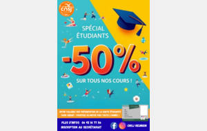 Le &quot;Spécial Étudiant -50%&quot;