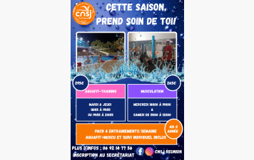 Aquafit-trainning et Musculation 2025-2026