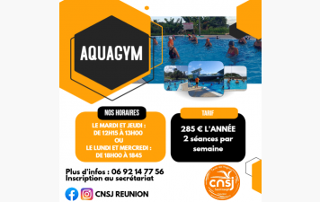 L'Aquagym 2025-2026