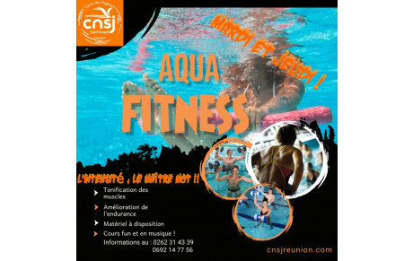 NOUVELLE ACTIVITÉ : AQUAFITNESS