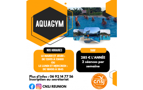 L'Aquagym 2025-2026